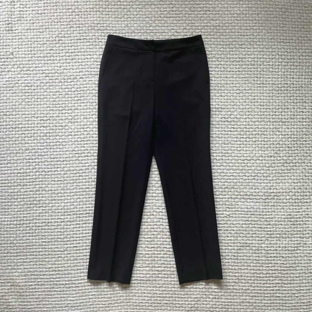 Black Tailored Straight Leg Dress Pants - Small - Like New
